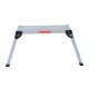 Silver folding bench aluminum 109x40x50cm...