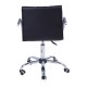 Office chair pu + pvc black 52,5x54x82-94cm...