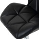 Bar sedia pu + ferro nero 49,5x55x90-111cm...