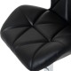 Silla de Bar PU + Hierro Negro 49,5x55x90-111cm...