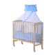 Babybett blau Holz 90x54x140cm...