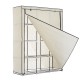 Armario Plegable Tela Crema 131x46x169cm...