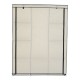 Faltbarer Kleiderschrank Stoff Creme 131x46x169cm...