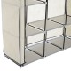 Faltbarer Kleiderschrank Stoff Creme 131x46x169cm...