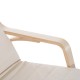 Silla de Relax Madera Beige 66,5x88x97,5cm...