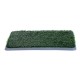 Plateau en plastique vert et gris WC 43x68x3cm...