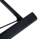 Table portable pour ordinateur – couleur noire.