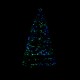 Albero di Natale verde ≈60x150cm + luci LED.