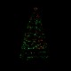 Grüner Weihnachtsbaum ≈60x150cm + LED-Leuchten.