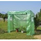 Homemade garden greenhouse for p cultivation.