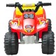 Carro elétrico tipo bateria quad infantil - roj.