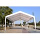 Pergola type tent for garden and terrace - soft color.