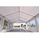Pergola type tent for garden and terrace - soft color.