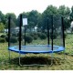 Bett elastisch ø244cm + Sicherheitsnetz-Set trampolin j.