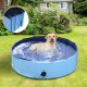 Piscina para Perros Natacion Mascotas Plegable Φ120c...