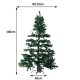 Artificiale artificiale Albero di Natale modello pino 180cm...