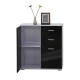 Aluminum cupboard 71x35x76cm furniture cabinet console ...