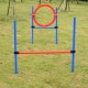 Set agility training dogs agility jump pole.