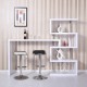 Bookcase + bar bar e prateleiras lib.