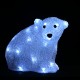 Decorazione di Natale orso polare illuminazione Natale.