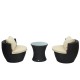 Furniture set for garden terrace or patio with.