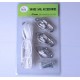 Accessories for awning sail rope hook set.