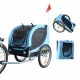 Rimorchio bici cane pet 130x90x110cm 1 band.