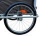 Bike trailer for children 2 positions with buffer.