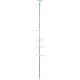 Estanteria de Ducha Esquina Baño 34x21x120-300cm Toa...