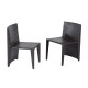 Outdoor furniture set 1 table and 2 chairs for ...