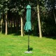 Parasol reclining umbrella with LED and high light.