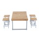 Portable and folding table for camping and picnic - mad.