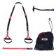 Kit de formation en nylon rouge et noir 212.5x26x4cm...