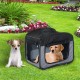 Transportin Mascotas Gris y Negro Oxford 63x45x45cm...