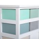 Wardrobe multicolored wood 45x28x75cm...