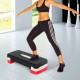 Étape fitness plastique noir gris rouge 68x29cm...