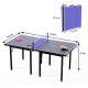 Table ping pong pliant enfant - couleur bleu - ...