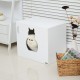 Herring cats white wood 63x53,5x41cm...