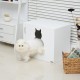 Herring cats white wood 63x53,5x41cm...