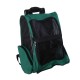 Transportin 2 in 1 green and black oxford steel 35x27...