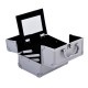 Professional suitcase white aluminum 15x15x20cm...