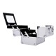 Professional suitcase white aluminum 15x15x20cm...
