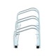Parking 3 bicycles silver steel 70,5x33x27...