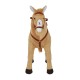 Caballo de Juguete Beige Felpa 85x28x60cm...