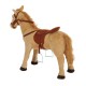 Brinquedo cavalo bege felpa 85x28x60cm...