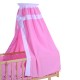 Baby cot pink wood 94x50x140cm...