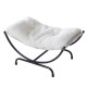 Bed for cat iron white+Black 66x40x33cm...