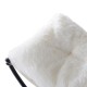 Letto per gatto ferro bianco+nero 66x40x33cm...