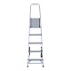 Scala in alluminio placcato 166x95x45cm...