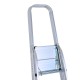 Escalier en aluminium argent 144x80x43cm...